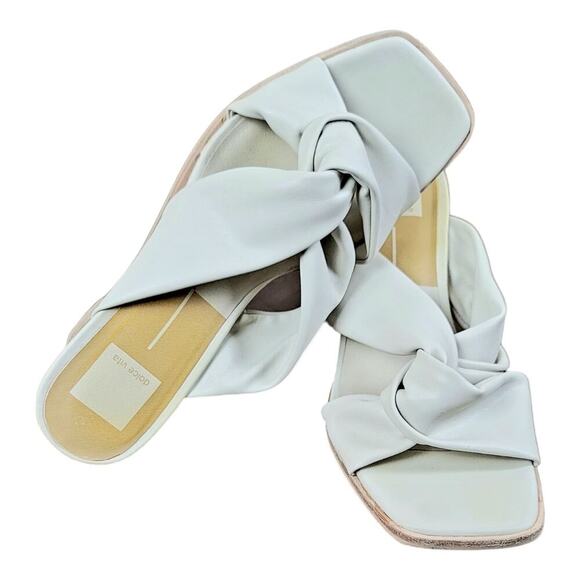 Dolce Vita-Nyome Twisted Cork Wedge in Ivory size 9 - Picture 2 of 8